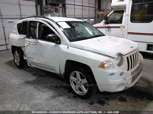 1J4NT5FB6AD538144 - 2010 JEEP COMPASS LIMITED WHITE photo 1