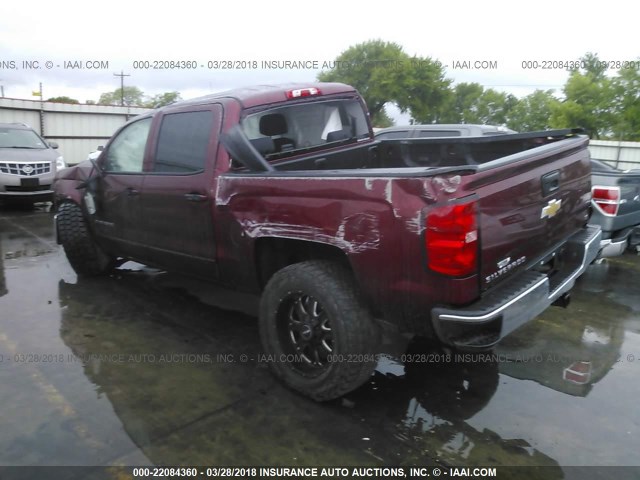 3GCPCREC5HG269860 - 2017 CHEVROLET SILVERADO C1500 LT RED photo 3