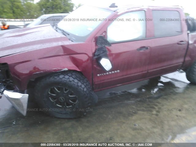 3GCPCREC5HG269860 - 2017 CHEVROLET SILVERADO C1500 LT RED photo 6