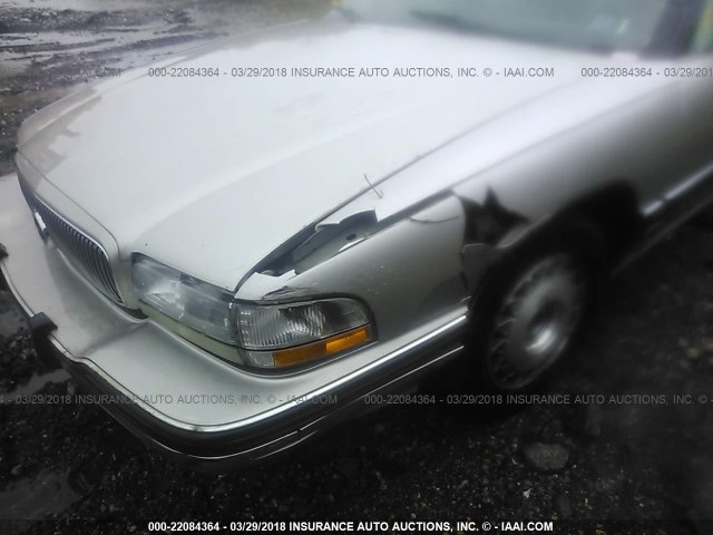 1G4HR52K1TH415897 - 1996 BUICK LESABRE LIMITED SILVER photo 6