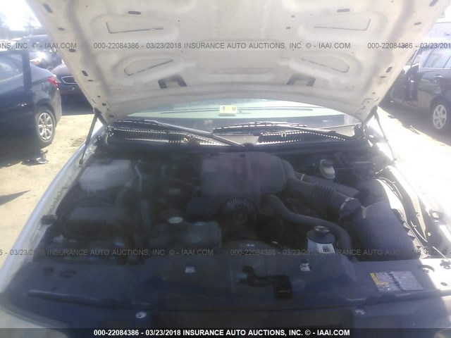 1LNHM81W74Y659639 - 2004 LINCOLN TOWN CAR EXECUTIVE/SIGNATURE თეთრი ფოტო 10