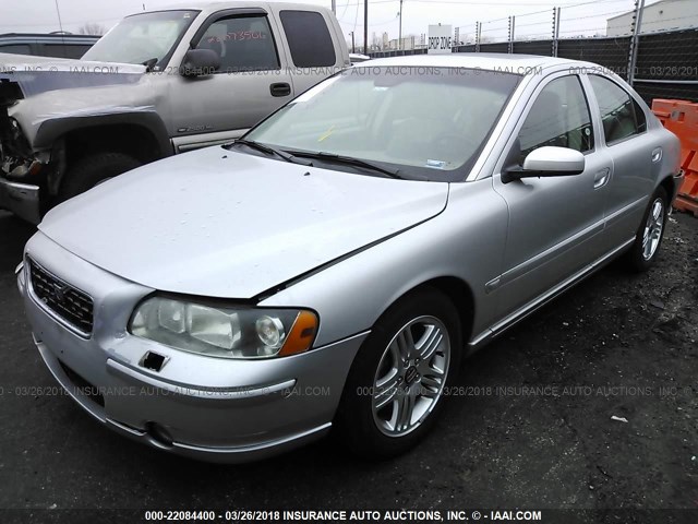 YV1RS592262534997 - 2006 VOLVO S60 2.5T SILVER photo 2