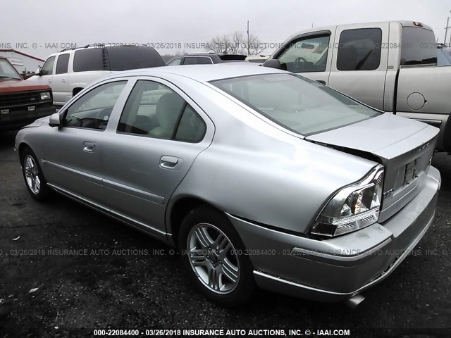 YV1RS592262534997 - 2006 VOLVO S60 2.5T SILVER photo 3