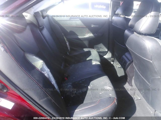 4T1BF1FK8FU962386 - 2015 TOYOTA CAMRY LE/XLE/SE/XSE RED photo 8