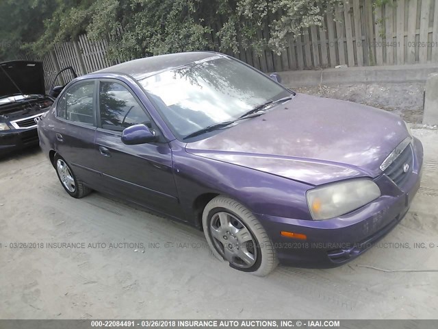 KMHDN46D45U054319 - 2005 HYUNDAI ELANTRA GLS/GT PURPLE photo 1