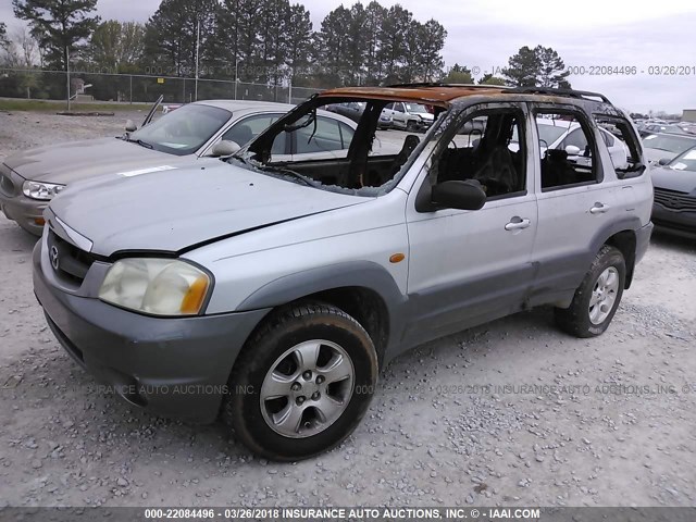 4F2YU091X1KM36492 - 2001 MAZDA TRIBUTE LX/ES 银色 照片 2