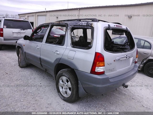 4F2YU091X1KM36492 - 2001 MAZDA TRIBUTE LX/ES SILVER photo 3