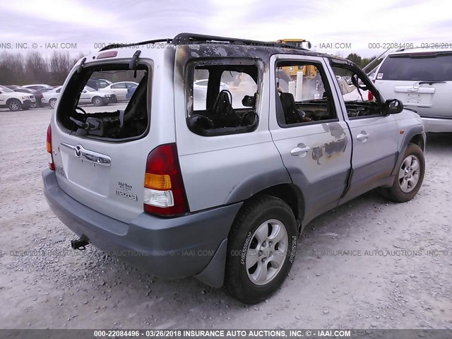4F2YU091X1KM36492 - 2001 MAZDA TRIBUTE LX/ES 银色 照片 4