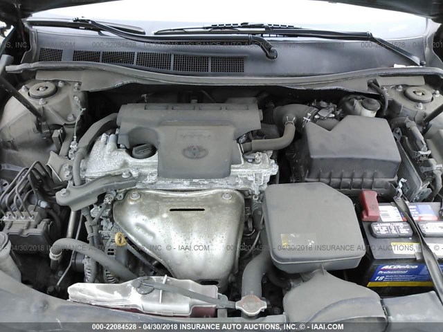 4T1BF1FK3GU164122 - 2016 TOYOTA CAMRY LE/XLE/SE/XSE BLACK photo 10