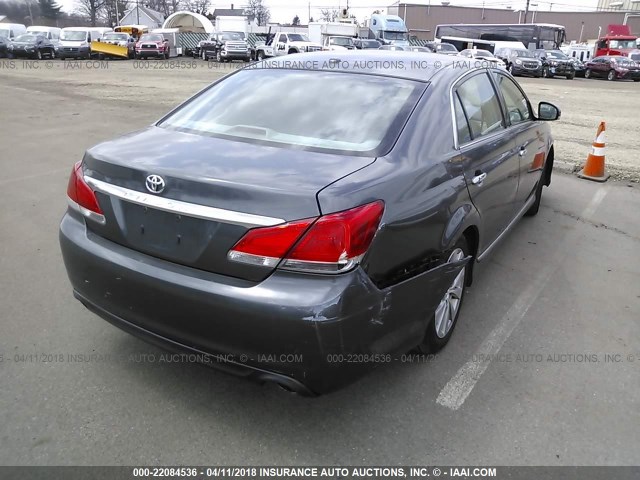 4T1BK3DB2BU428823 - 2011 TOYOTA AVALON LIMITED GRAY photo 3