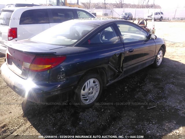 1G8ZH1270XZ146687 - 1999 SATURN SC2 BLUE photo 4