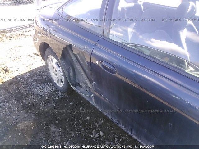 1G8ZH1270XZ146687 - 1999 SATURN SC2 BLUE photo 6