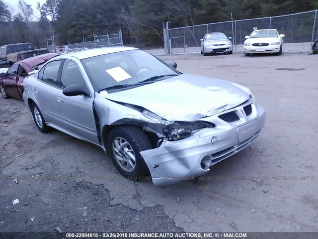 1G2NE52F64M692533 - 2004 PONTIAC GRAND AM SE SILVER photo 1