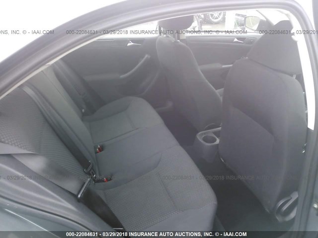 3VW2K7AJ8BM030797 - 2011 VOLKSWAGEN JETTA S 灰色 照片 8