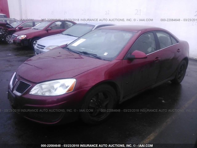 1G2ZA5E09A4106164 - 2010 PONTIAC G6 MAROON photo 2