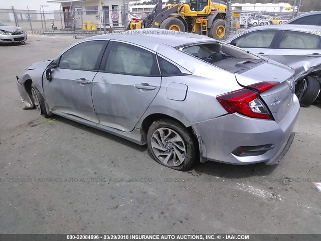 19XFC2F77GE093375 - 2016 HONDA CIVIC EX SILVER photo 3