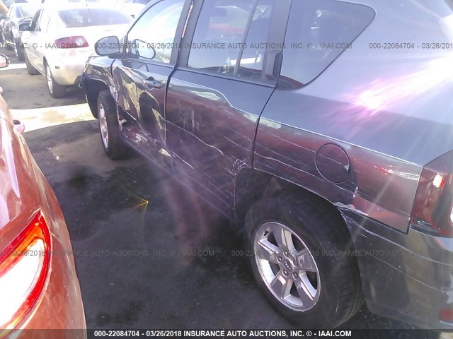 1C4NJCEA1GD675767 - 2016 JEEP COMPASS LATITUDE 灰色 照片 6