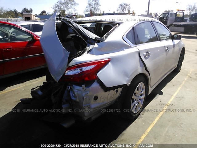 1N4AL3AP3GC251487 - 2016 NISSAN ALTIMA 2.5/S/SV/SL/SR SILVER photo 4