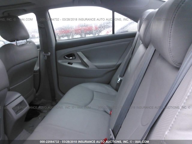 4T1BE46K78U217572 - 2008 TOYOTA CAMRY CE/LE/XLE/SE BLACK photo 8