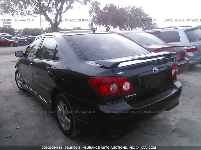 2T1BR32EX6C623388 - 2006 TOYOTA COROLLA CE/LE/S BLACK photo 3