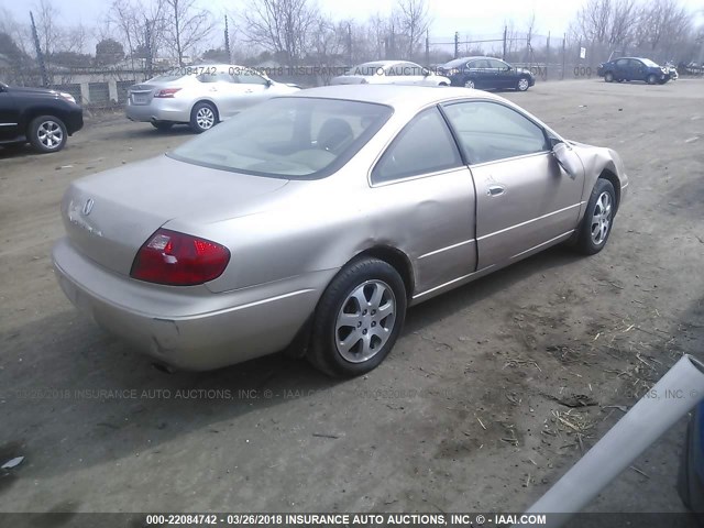 19UYA42431A035765 - 2001 ACURA 3.2CL TAN photo 4