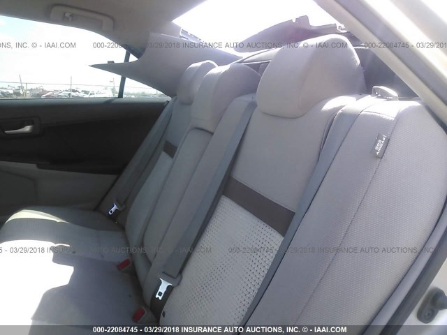 4T1BF1FK8CU064494 - 2012 TOYOTA CAMRY SE/LE/XLE GRAY photo 8