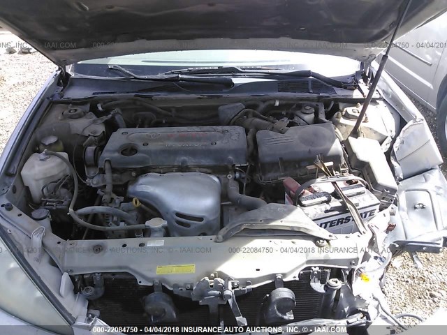 4T1BE30K55U085829 - 2005 TOYOTA CAMRY LE/XLE/SE 银色 照片 10
