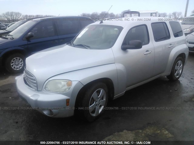 3GNBAAFW1BS561186 - 2011 CHEVROLET HHR LS SILVER photo 2