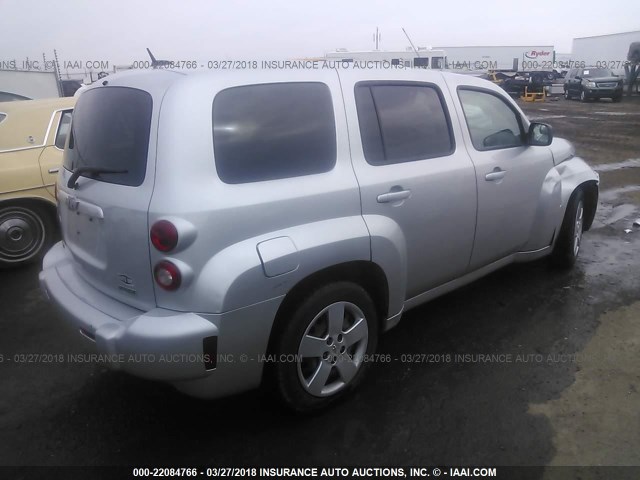 3GNBAAFW1BS561186 - 2011 CHEVROLET HHR LS SILVER photo 4