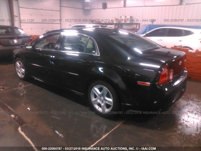 1G1ZB5E08CF256629 - 2012 CHEVROLET MALIBU LS 黑色 照片 3