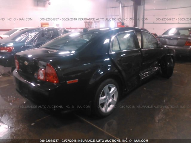 1G1ZB5E08CF256629 - 2012 CHEVROLET MALIBU LS 黑色 照片 4