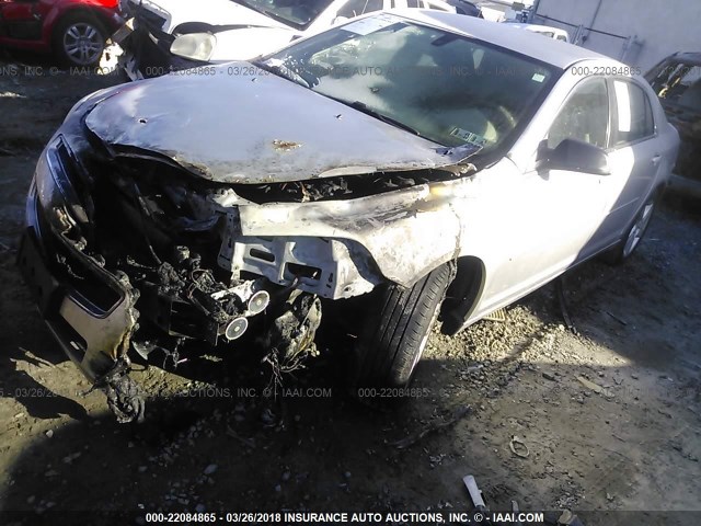 1G1ZB5EB2AF264000 - 2010 CHEVROLET MALIBU LS 银色 照片 2