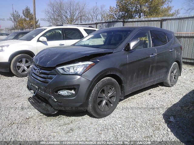 5XYZU3LB6DG113073 - 2013 HYUNDAI SANTA FE SPORT  BROWN photo 2