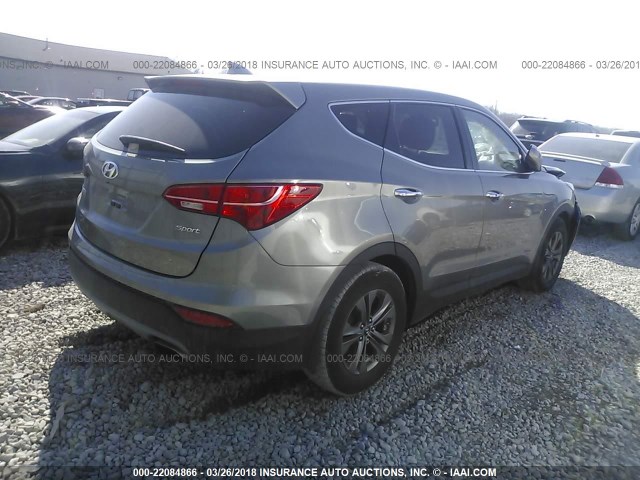 5XYZU3LB6DG113073 - 2013 HYUNDAI SANTA FE SPORT  BROWN photo 4