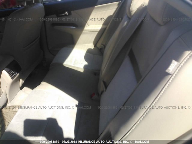 4T1BD1FK6DU064663 - 2013 TOYOTA CAMRY HYBRID/LE/XLE 浅蓝色 照片 8