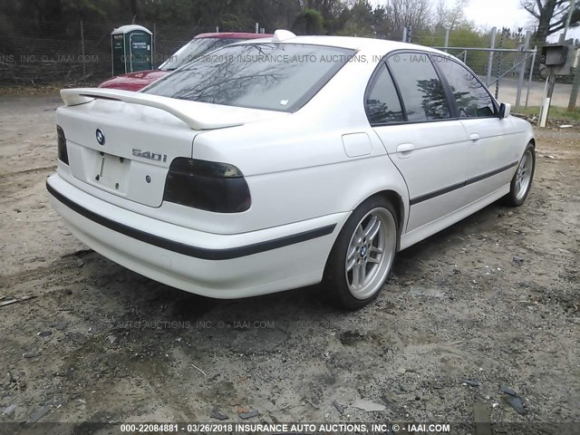 WBADE6320WBW61251 - 1998 BMW 540 I AUTOMATIC WHITE photo 4