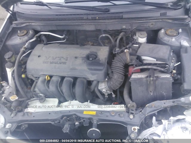 2T1BR32E88C877121 - 2008 TOYOTA COROLLA CE/LE/S GRAY photo 10