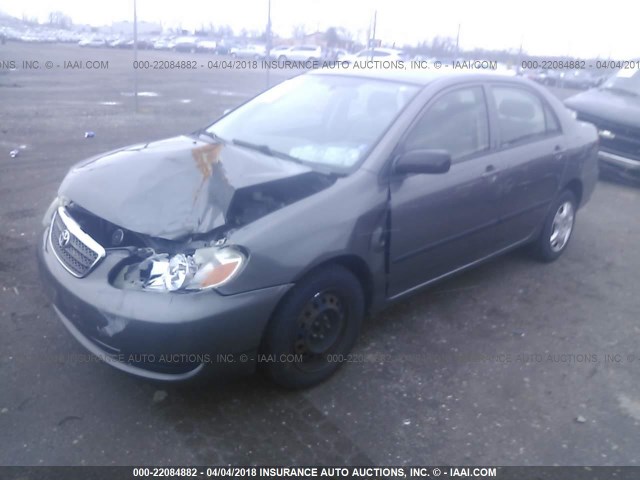 2T1BR32E88C877121 - 2008 TOYOTA COROLLA CE/LE/S GRAY photo 2