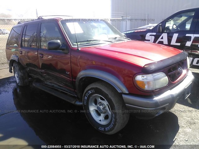 1FMZU73E91ZA28559 - 2001 FORD EXPLORER XLT RED photo 1