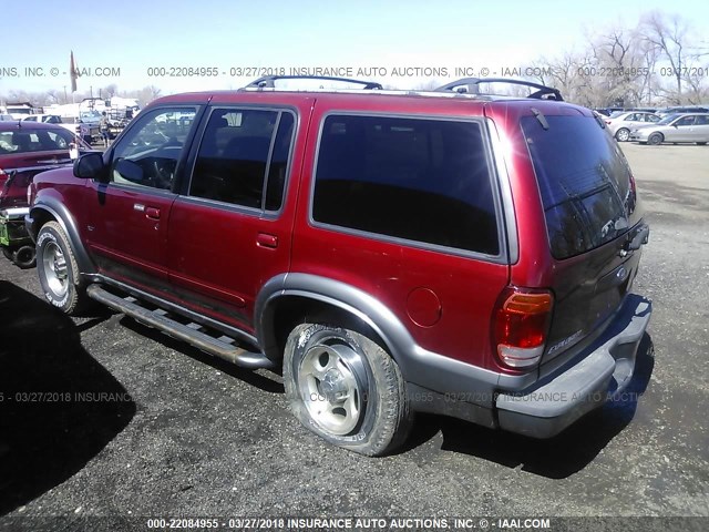 1FMZU73E91ZA28559 - 2001 FORD EXPLORER XLT RED photo 3