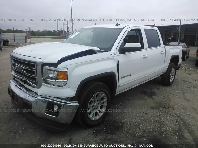 3GTP1UECXEG112331 - 2014 GMC SIERRA C1500 SLE WHITE photo 2