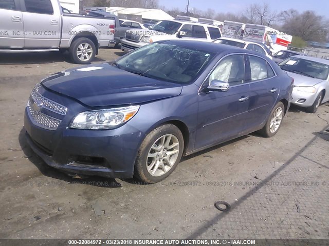 1G11C5SA0DF262577 - 2013 CHEVROLET MALIBU 1LT 蓝色 照片 2