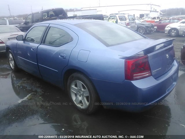 2B3KA43GX7H824942 - 2007 DODGE CHARGER SE/SXT BLUE photo 3