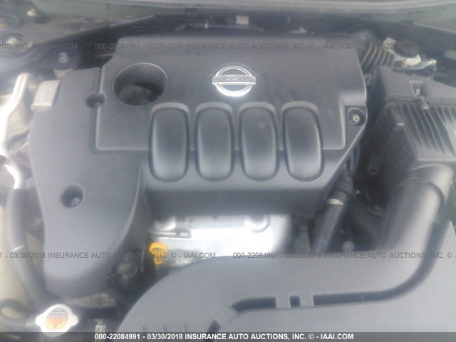 1N4AL21E08N425644 - 2008 NISSAN ALTIMA 2.5/2.5S GRAY photo 10