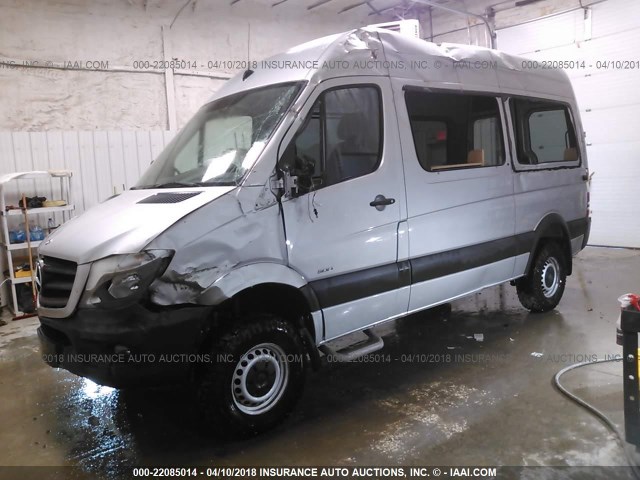 WDZFE7CD9GP185282 - 2016 MERCEDES-BENZ SPRINTER 2500 SILVER photo 2