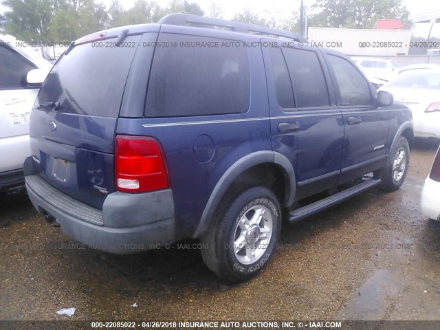 1FMZU62K85UA31148 - 2005 FORD EXPLORER XLS/XLS SPORT BLUE photo 4