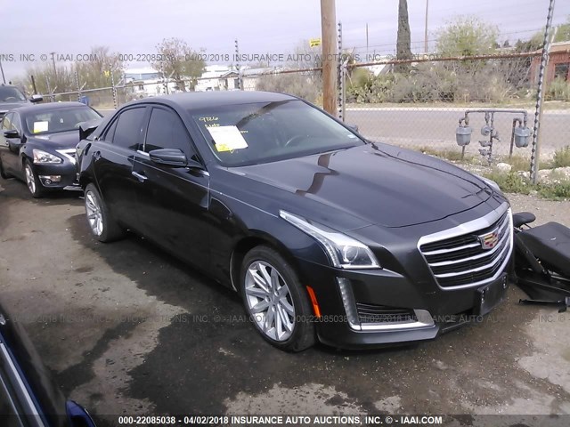 1G6AP5SX7F0126794 - 2015 CADILLAC CTS BLACK photo 1