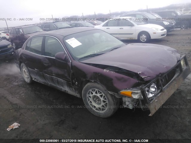 1G4HP52K134139038 - 2003 BUICK LESABRE CUSTOM MAROON photo 1