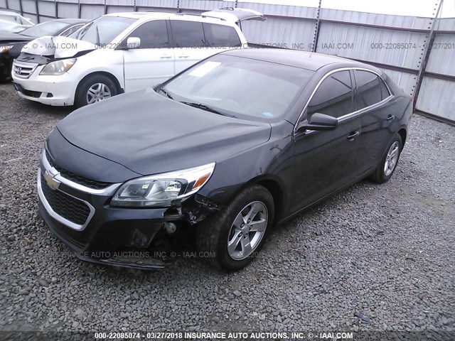 1G11B5SL1FF329856 - 2015 CHEVROLET MALIBU LS 黑色 照片 2