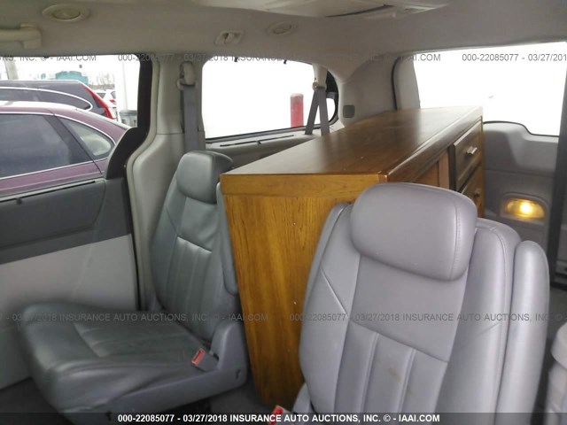 2A8HR54P98R844450 - 2008 CHRYSLER TOWN & COUNTRY TOURING MAROON photo 8